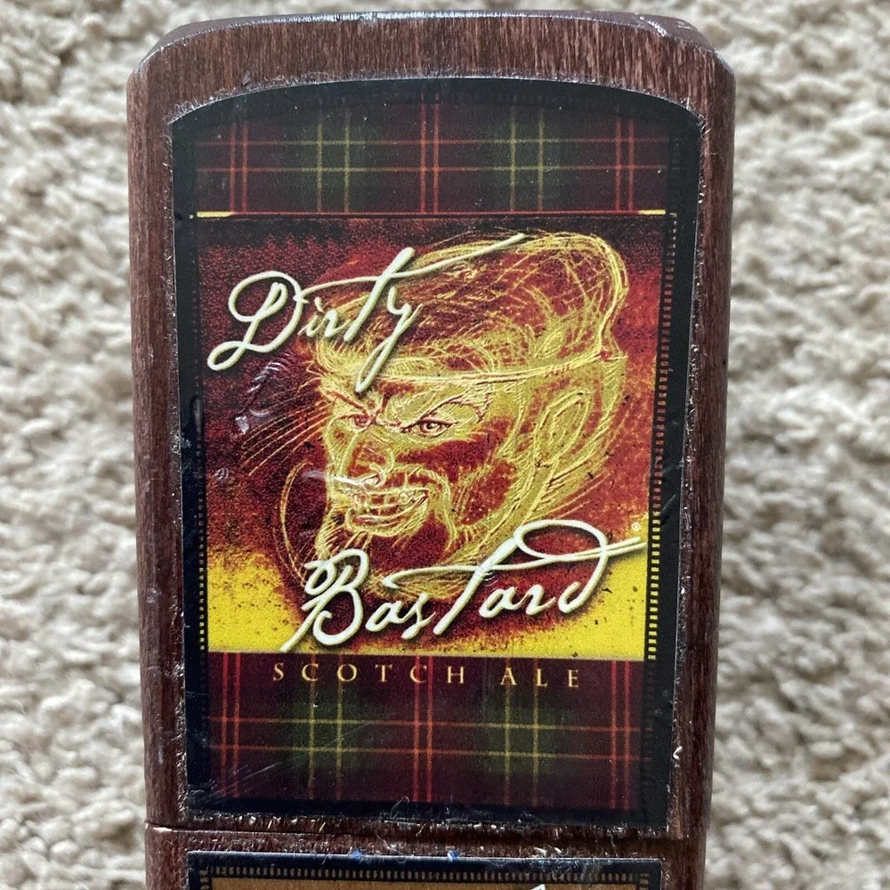 Tap Handle from Founders Brewing Co Dirty Bastard Scotch Ale Beer